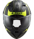 LS2 FF805 THUNDER C RACING1 MATT H-V YELLOW XS