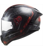 LS2 FF805 THUNDER C SPUTNIK GLOSS METAL RED XS