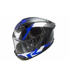 LS2 FF805 THUNDER C RACING1 BLUE WHITE XS