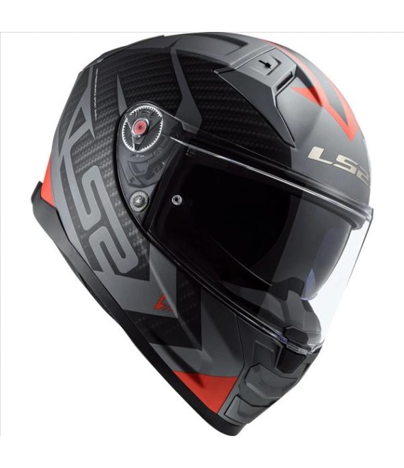 LS2 FF811 VECTOR II SPLITTER MATT TITANIUM RED L ΕΞΟΠΛΙΣΜΟΣ LS2 FF811 VECTOR II SPLITTER MATT TITANIUM RED L