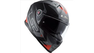 LS2 FF811 VECTOR II SPLITTER MATT TITANIUM RED XL LS2 FF811 VECTOR II SPLITTER MATT TITANIUM RED XL