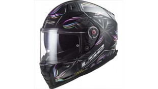 LS2 FF811 VECTOR II TROPICAL GLOSS BLACK WHITE S