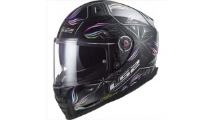 LS2 FF811 VECTOR II TROPICAL GLOSS BLACK WHITE XL