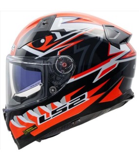 LS2 FF811 VECTOR II BUNTRI GLOSS BLACK RED XL