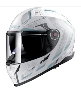 LS2 FF811 VECTOR II ALIZER MATT WHITE SILVER XL