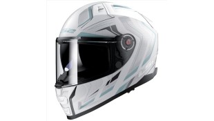 LS2 FF811 VECTOR II ALIZER MATT WHITE SILVER XL