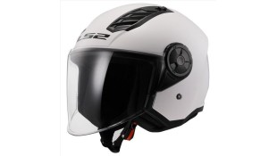 LS2 OF616 AIRFLOW II WHITE GLOSS M