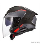 LS2 OF616 AIRFLOW II GLOSS BLACK S