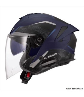 LS2 OF616 AIRFLOW II GLOSS BLACK XL