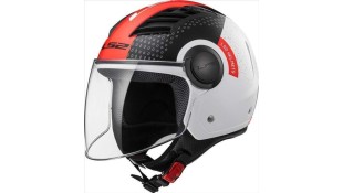 LS2 OF562 AIRFLOW CONDOR WHITE BLACK RED M