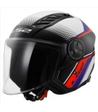 LS2 OF616 AIRFLOW II RUSH GLOSS BLACK WHITE BLUE RED M ΕΞΟΠΛΙΣΜΟΣ LS2 OF616 AIRFLOW II RUSH GLOSS BLACK WHITE BLUE RED M