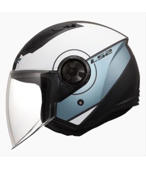 LS2 OF616 AIRFLOW II COVER MATT WHITE RED XL