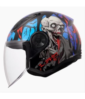 LS2 OF616 AIRFLOW II COVER GLOSS WHITE BROWN XL