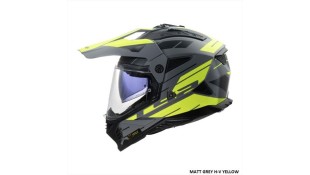 LS2 MX702 PIONEER II NAMIB GLOSS WHITE BLUE RED L