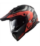 LS2 MX436 PIONEER EVO ADVENTURER MATT BLACK RED XXL ΕΞΟΠΛΙΣΜΟΣ