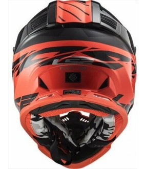 LS2 MX437 FAST EVO ROAR MATT BLACK RED 3XL ΕΞΟΠΛΙΣΜΟΣ