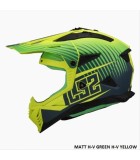 LS2 MX708 FAST II DUCK MATT H-V ORANGE RED L