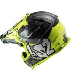 LS2 MX437 FAST EVO CRUSHER BLACK H-V YELLOW 3XL ΕΞΟΠΛΙΣΜΟΣ