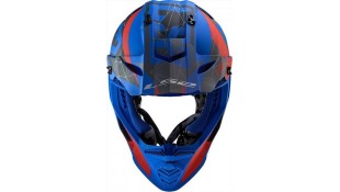 LS2 MX437 FAST EVO ALPHA MATT BLUE 3XL ΕΞΟΠΛΙΣΜΟΣ