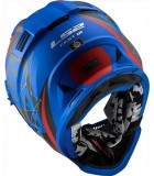 LS2 MX437 FAST EVO ALPHA MATT BLUE 3XL ΕΞΟΠΛΙΣΜΟΣ