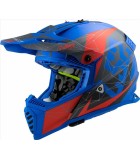 LS2 MX437 FAST EVO ALPHA MATT BLUE 3XL ΕΞΟΠΛΙΣΜΟΣ