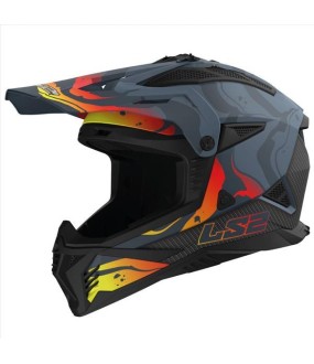 LS2 MX708 FAST II WASH MATT DARK GREY M