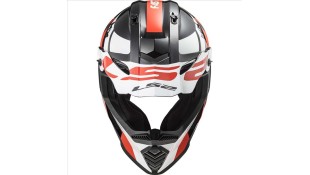 LS2 MX437 FAST EVO STRIKE BLACK WHITE RED XS ΕΞΟΠΛΙΣΜΟΣ