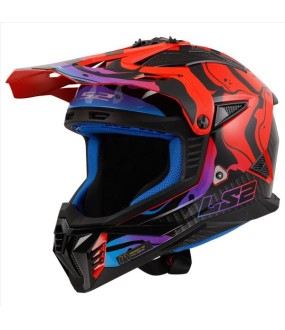 LS2 MX708 FAST II WASH GLOSS RED L