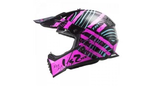 LS2 MX437 FAST EVO VERVE BLACK FLUO PINK 3XL ΕΞΟΠΛΙΣΜΟΣ