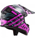 LS2 MX437 FAST EVO VERVE BLACK FLUO PINK 3XL ΕΞΟΠΛΙΣΜΟΣ