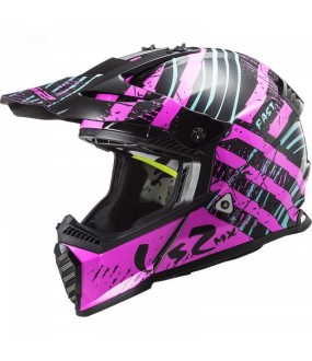 LS2 MX437 FAST EVO VERVE BLACK FLUO PINK M ΕΞΟΠΛΙΣΜΟΣ