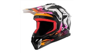 LS2 MX708 FAST II WASH GLOSS WHITE XL