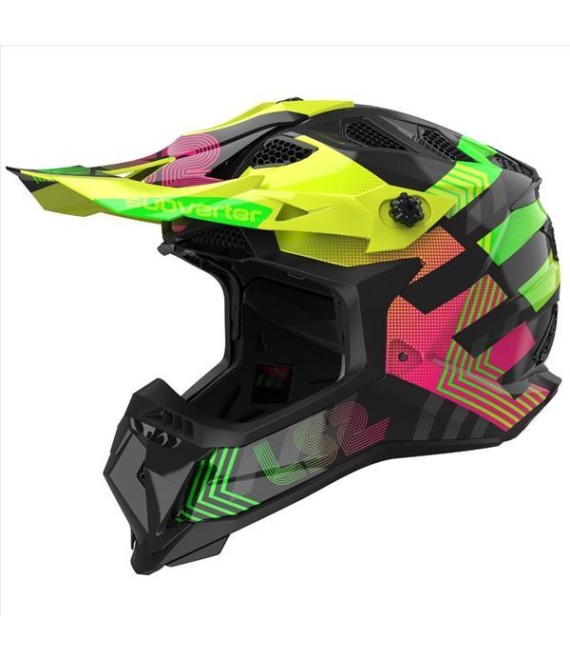 LS2 MX700 SUBVERTER SINGLE MONO GLOSS WHITE S ΕΞΟΠΛΙΣΜΟΣ LS2 MX700 SUBVERTER EVO II CHROMATIC GLOSS BLACK S