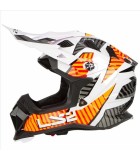 LS2 MX700 SUBVERTER ASTRO GLOSS WHITE ORANGE 3XL ΕΞΟΠΛΙΣΜΟΣ