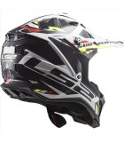 LS2 MX700 SUBVERTER EVO II STOMP WHITE BLACK M
