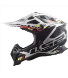 LS2 MX700 SUBVERTER EVO II STOMP WHITE BLACK M
