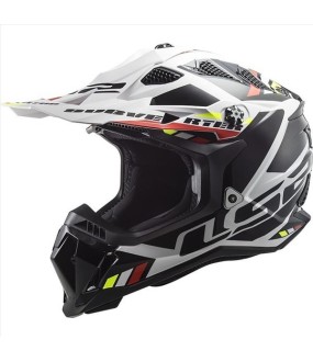 LS2 MX700 SUBVERTER EVO II STOMP WHITE BLACK XL