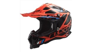 LS2 MX700 SUBVERTER STOMP FLUO ORANGE BLACK 3XL ΕΞΟΠΛΙΣΜΟΣ