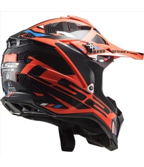 LS2 MX700 SUBVERTER STOMP FLUO ORANGE BLACK 3XL ΕΞΟΠΛΙΣΜΟΣ