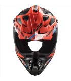 LS2 MX700 SUBVERTER EVO II STOMP FLUO ORANGE BLACK L