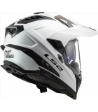 LS2 MX701 EXPLORER SOLID WHITE L