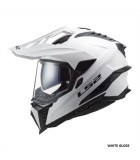 LS2 MX701 EXPLORER SOLID WHITE M