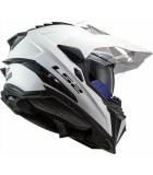 LS2 MX701 EXPLORER SOLID WHITE M