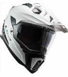 LS2 MX701 EXPLORER SOLID WHITE XL