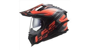 LS2 MX701 EXPLORER ALTER MATT BLACK FL.ORANGE 3XL ΕΞΟΠΛΙΣΜΟΣ