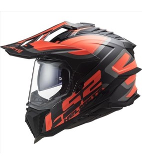 LS2 MX701 EXPLORER ALTER MATT BLACK FL.ORANGE 3XL ΕΞΟΠΛΙΣΜΟΣ