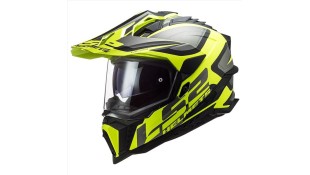 LS2 MX701 EXPLORER ALTER MATT BLACK H-V YELLOW S