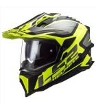 LS2 MX701 EXPLORER ALTER MATT BLACK H-V YELLOW S