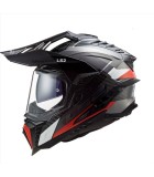 LS2 MX701 C EXPLORER FRONTIER G.TITANIUM RED 3XL
