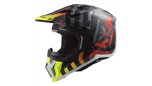 LS2 MX703 C X-FORCE BARRIER H-V YELLOW RED XS ΕΞΟΠΛΙΣΜΟΣ